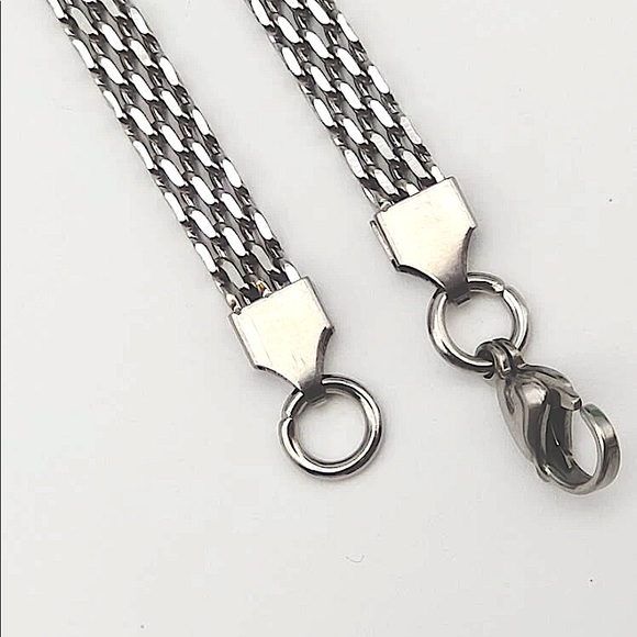 BIKER CHAIN, MECHANIC STAINLESS STEEL CHAIN BRACELET - Picture 5 of 6